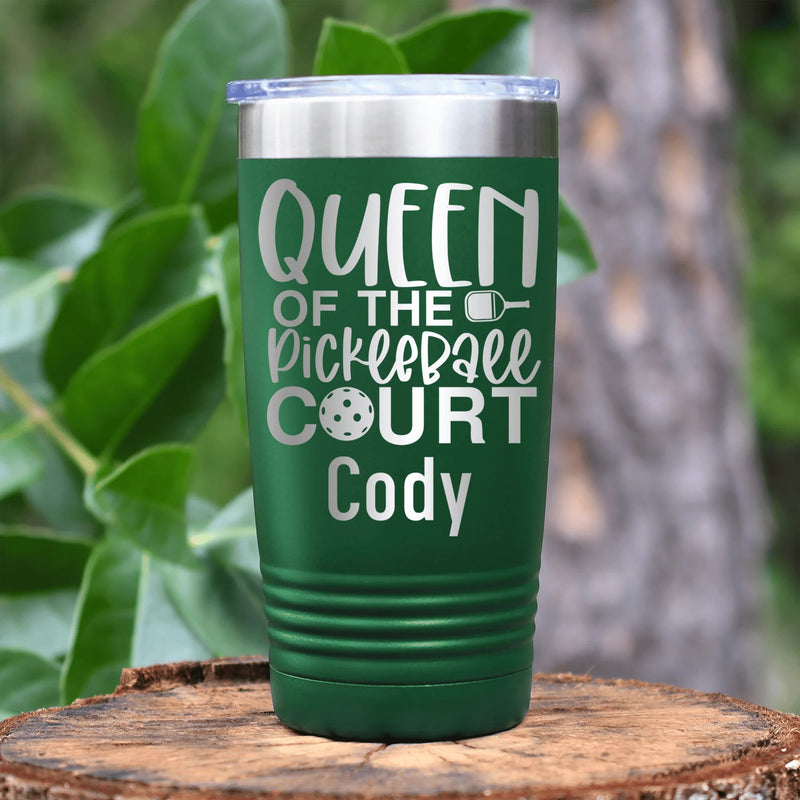 King & Queen of the Pickleball Court Tumbler