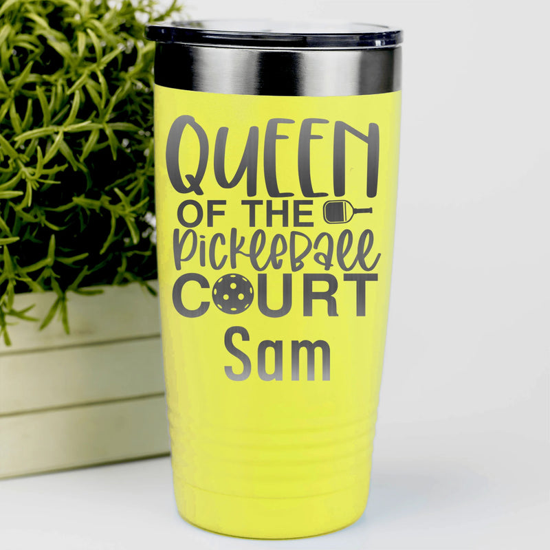 King & Queen of the Pickleball Court Tumbler