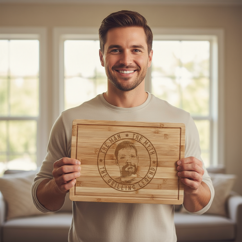 Man Myth Legend Photo Board