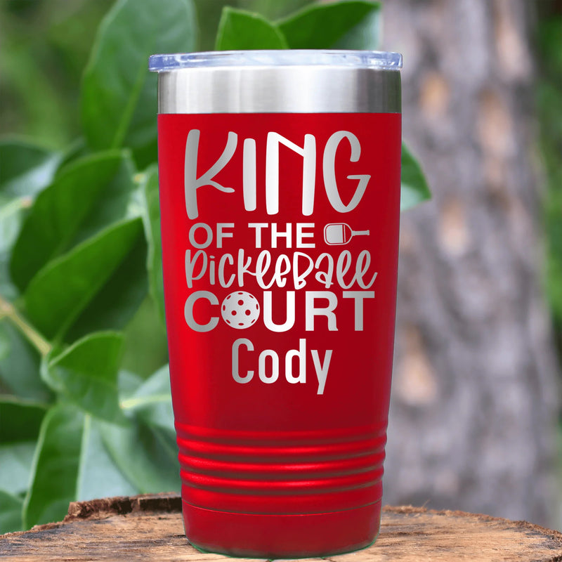 King & Queen of the Pickleball Court Tumbler