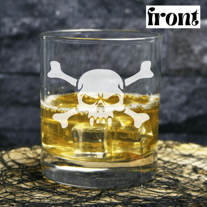 Skull & Bones Whiskey Glass