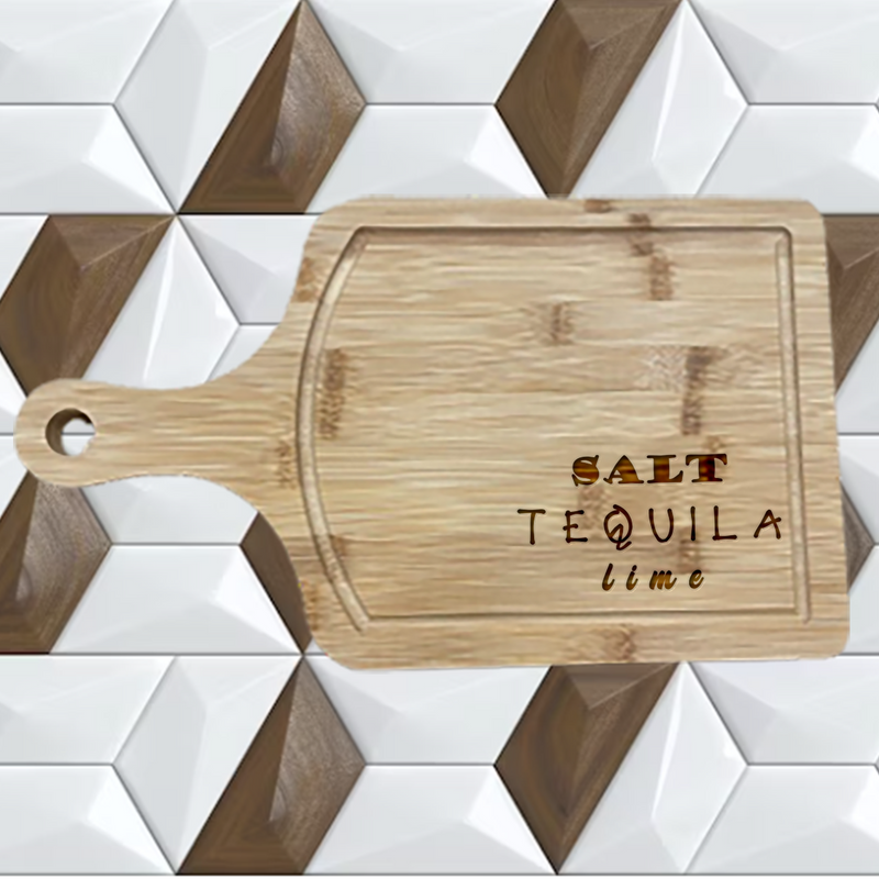 Salty Sippin' Cutting Board & Shot Glass Set