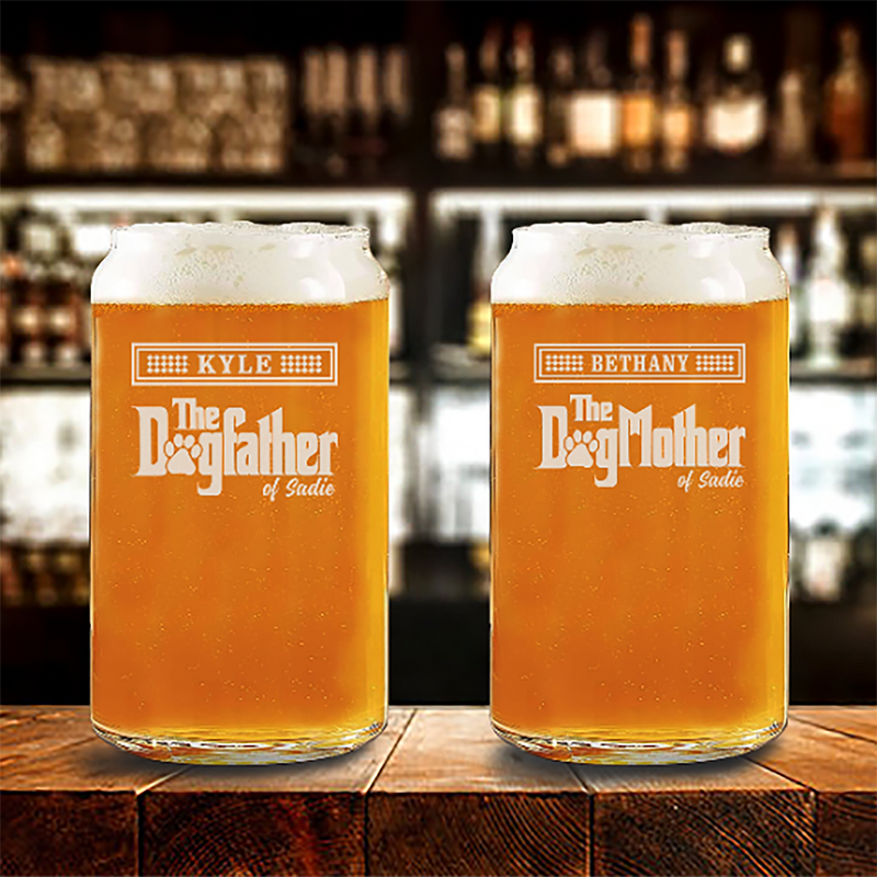 The DogFather/DogMother Whiskey & Wine Glass